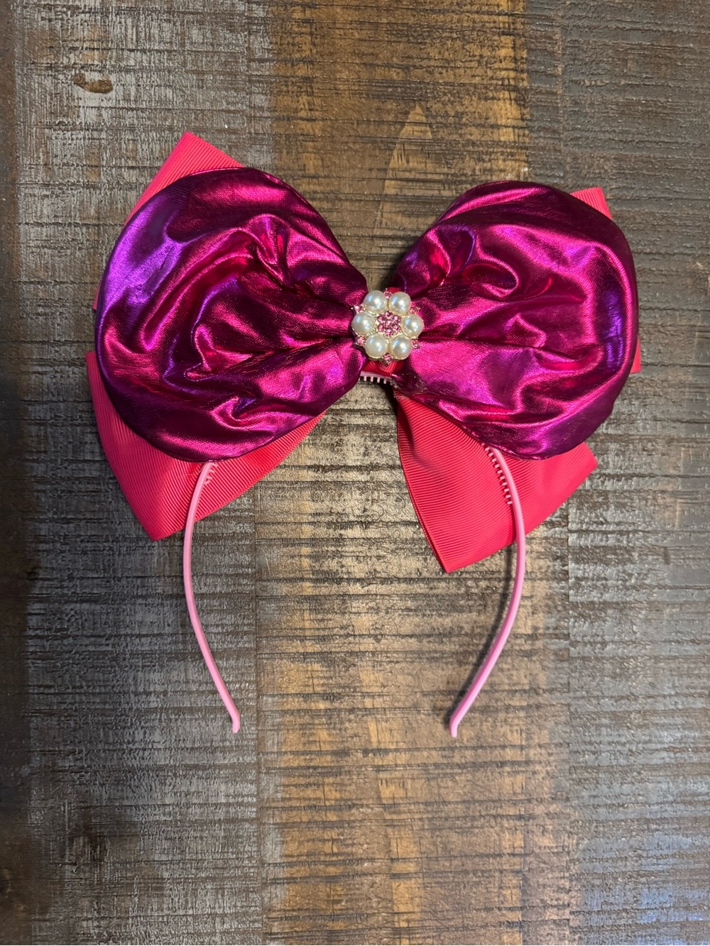 Big ol’ Bow Headband Pink Bow Headband Party Disney Halloween Costume